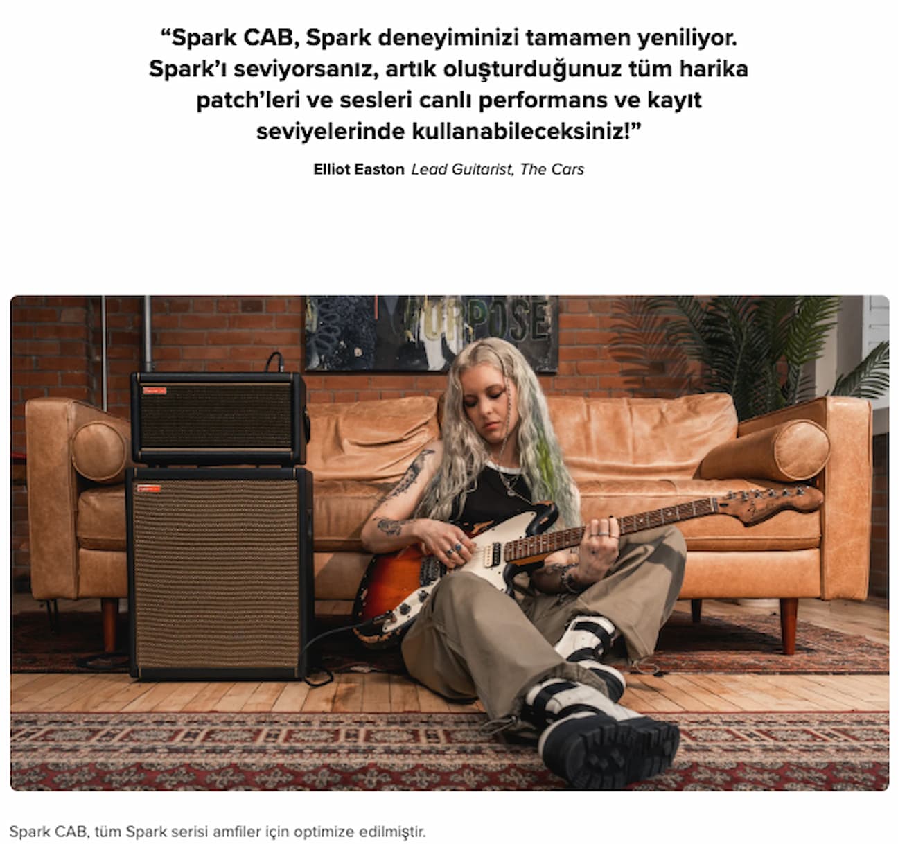 Positive Grid Spark Cab 140-Watt Class D Powered FRFR Kabin